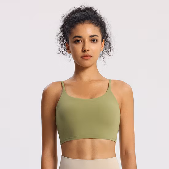 Nuovo abbigliamento sportivo da donna reggiseno sportivo fitness corsa yoga palestra crop top