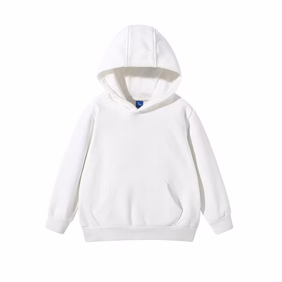 Felpa Bambina Felpa Bianca Felpa Pullover Felpa con Cappuccio Felpa in Cotone