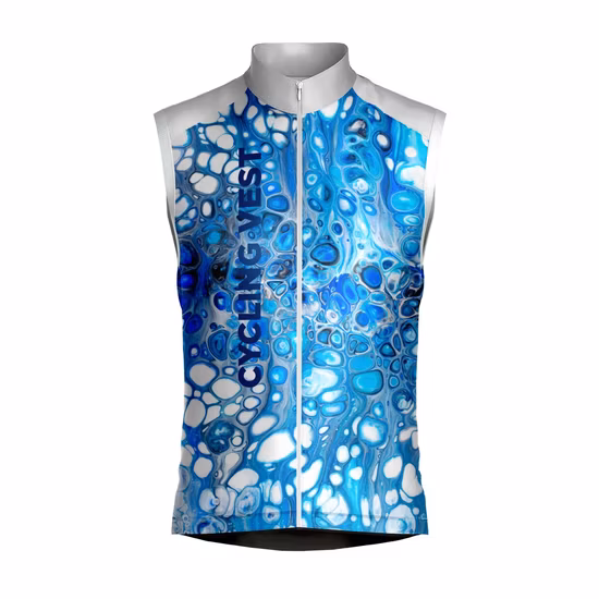 Gilet da ciclismo da uomo Gilet da bicicletta Maglia senza maniche da bici Abbigliamento da ciclismo Top sportivo da bici